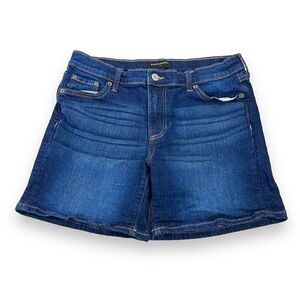 Banana Republic Shorts Womens Size 27 / 4 Blue Dark Wash Denim Stretch Short‎